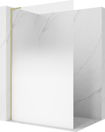 Mexen Kioto L dušo siena Walk-in 100 x 200 cm, ombre balta 8 mm, auksinė šlifuota - 800-100-103-55-86