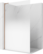 Mexen Kioto L dušo sienelė Walk-in 120 x 200 cm, ombre balta 8 mm, šlifuota varis - 800-120-103-65-86