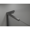 Mexen Kioto L Dušo siena Walk-in 80 x 200 cm, balta ombre 8 mm, šlifuota ginklinė pilka - 800-080-103-66-86