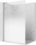 Mexen Kioto L Dušo sienelė Walk-in 80 x 200 cm, ombre balta 8 mm, gun metalas - 800-080-103-95-86