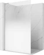 Mexen Kioto L Dušo pertvara „Walk-in“ 120 x 200 cm, balta ombre 8 mm, šlifuotas nikelis - 800-120-103-97-86