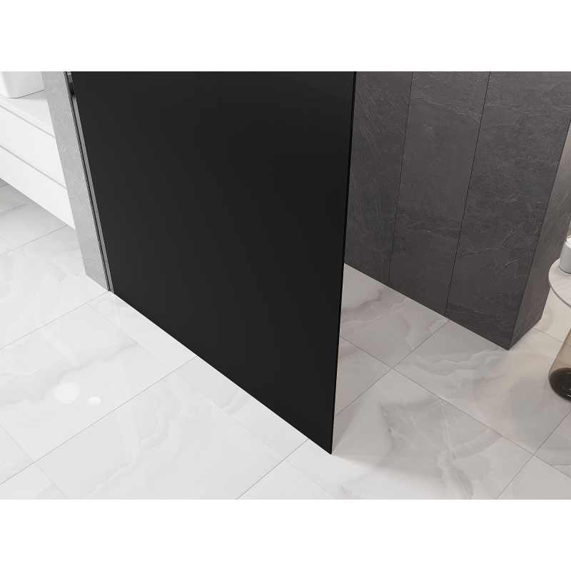 Mexen Kioto L dušo siena Walk-in 90 x 200 cm, ombre juoda 8 mm, chromas - 800-090-103-01-76