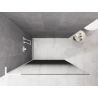 Mexen Kioto L dušo siena Walk-in 120 x 200 cm, ombrė juoda 8 mm, balta - 800-120-103-20-76