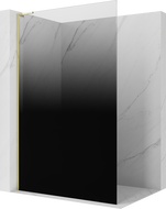 Mexen Kioto L dušo sienelė Walk-in 90 x 200 cm, ombre juoda 8 mm, auksinė - 800-090-103-50-76