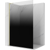 Mexen Kioto L Dušo sienelė Walk-in 100 x 200 cm, ombre juoda 8 mm, auksinė - 800-100-103-50-76