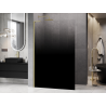 Mexen Kioto L dušo sienelė Walk-in 110 x 200 cm, ombre juoda 8 mm, šlifuotas auksas - 800-110-103-55-76
