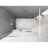 Mexen Kioto+ prieštvaras su lentyna Walk-in 90 x 200 cm, ombre balta 8 mm, balta - 800-090-121-20-86
