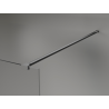 Mexen Kioto+ dušo kabina su lentyna Walk-in 130 x 200 cm, ombre balta 8 mm, gun metal - 800-130-121-95-86