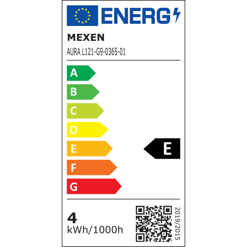 Mexen Aura LED lemputė G9, 3,5 W, šalta - 6500K, 410 lm - L121-G9-0365-01