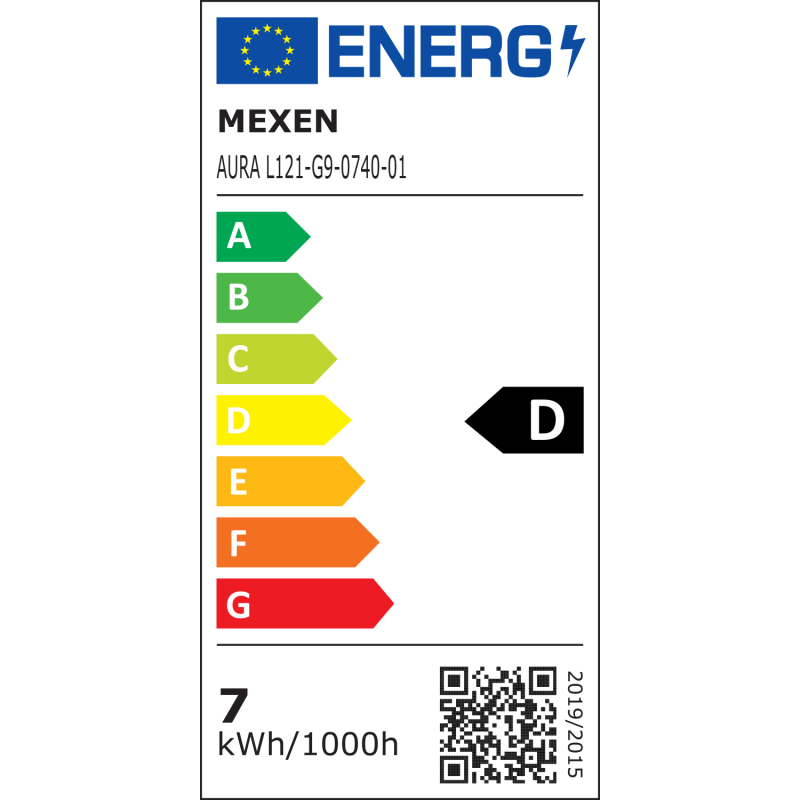 Mexen Aura LED lemputė G9, 7W, Neutrali - 4000K, 980 lm - L121-G9-0740-01