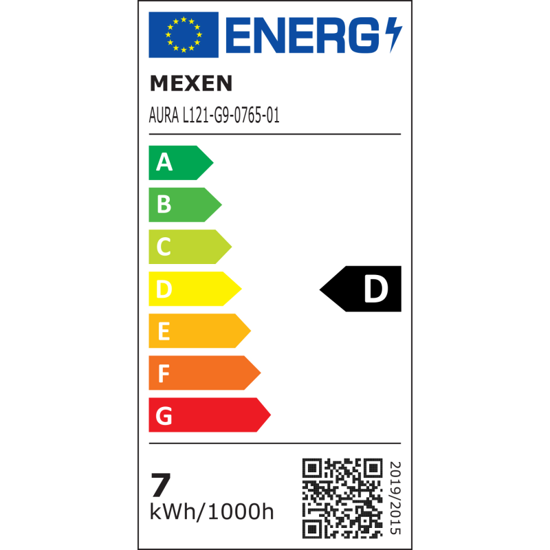 Mexen Aura LED lemputė G9, 7W, Šalta - 6500K, 980 lm - L121-G9-0765-01