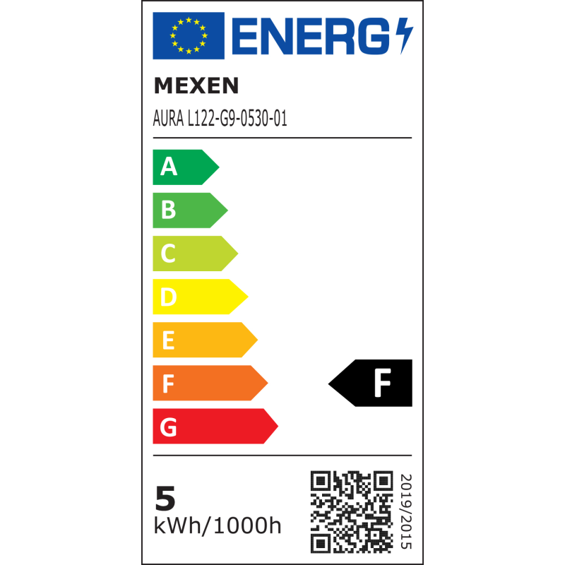 Mexen Aura G9 Dimmable LED Lemputė, 5W, Šilta - 3000K, 500 lm - L122-G9-0530-01