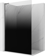 Mexen Kioto L dušo siena Walk-in 70 x 200 cm, ombre juoda 8 mm, gun gray šlifuota - 800-070-103-66-76