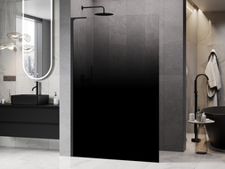 Mexen Kioto L Dušo sienelė Walk-in 80 x 200 cm, ombre juoda 8 mm, juoda - 800-080-103-70-76