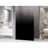 Mexen Kioto L dušo sienelė Walk-in 120 x 200 cm, ombre juoda 8 mm, šlifuotas nikelis - 800-120-103-97-76