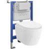 Mexen Carmen potinkinis WC stelažo komplektas su pneumatiniu Tex Air XS-F mechanizmu, su WC dubeniu ir lėtai nusileidžiančiu
