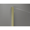 Mexen Kioto+ dušo sienelė su lentyna Walk-in 80 x 200 cm, juoda ombre 8 mm, auksinė šlifuota - 800-080-121-55-76
