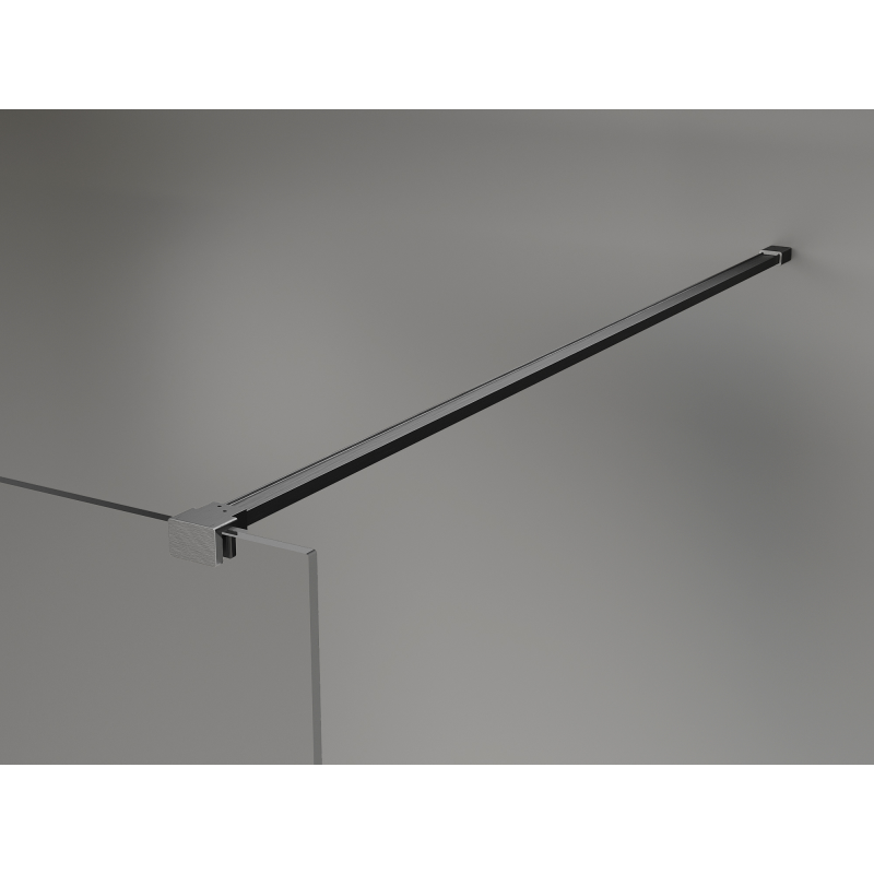 Mexen Kioto+ Dušo sienelė su lentyna Walk-in 90 x 200 cm, 8 mm, šlifuota pilkai pilka - 800-090-121-66-32