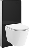 Mexen Rico paketas pakabinamas WC rėmas pneumatinis Tex Air G su WC dubeniu Tornado ir lėtai nusileidžiančia sėdyne baltas