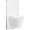 Mexen Carmen paketas WC potinkinis rėmas Tex Air G su WC dubeniu ir lėtai nusileidžiančiu dangčiu, baltas