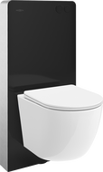 Mexen Lena WC paviršinis rinkinys su pneumatiniu Tex Air G rėmu su WC Tornado ir lėtai nusileidžiančia dangteliu, baltas