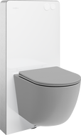 Mexen Lena komplektas pakabinamas WC su pneumatinio valymo mechanizmu Tex Air G su WC puodu ir lėtai nusileidžiančiu