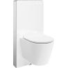Mexen Rico ant sienos montuojamas WC komplektas su pneumatinės sistemos stelažu Tex Air G ir WC Tornado bei lėtai