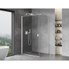 Mexen Mist-B atveriama dušo kabina 90 x 75 cm, skaidri, balta - 8A2T-090-075-20-00