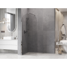 Mexen Kioto-Q Dušo sienelė Walk-in 80 x 200 cm, permatoma 8 mm, chromuota - 800-080-101-01-00-Q