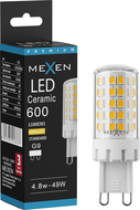 Mexen Aura LED lemputė G9, 4,8W, Šilta - 3000K, 600 lm - L121-G9-0530-01