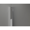 Mexen Kioto-Q Dušo siena Walk-in 90 x 200 cm, permatomas 8 mm, chromas - 800-090-101-01-00-Q