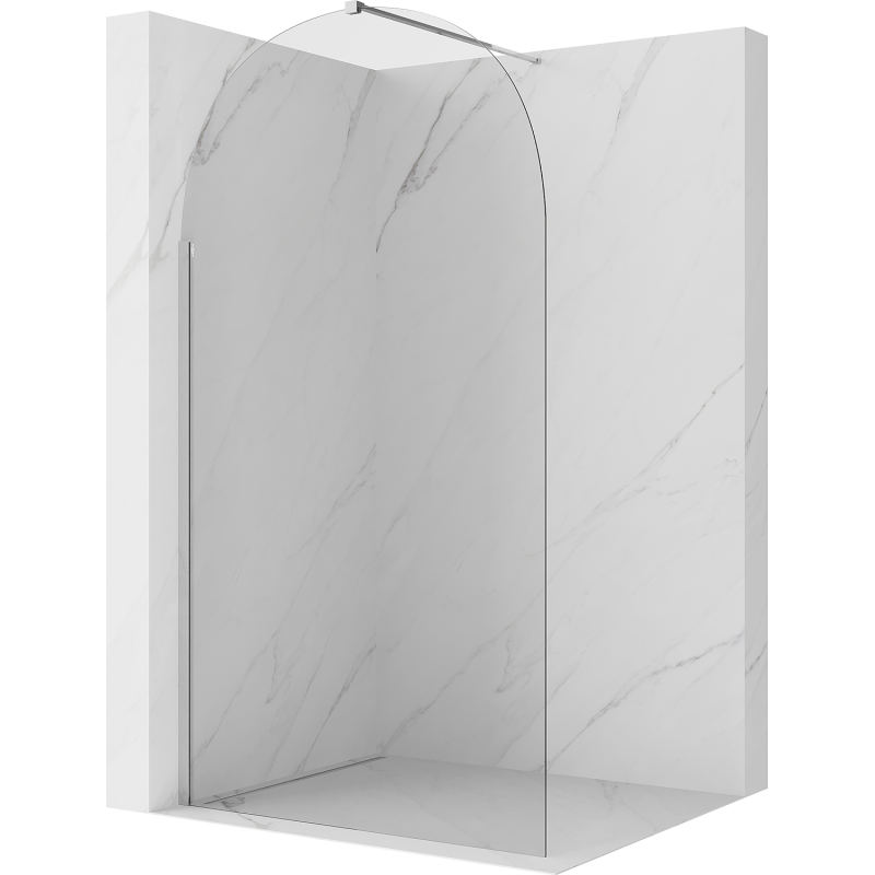 Mexen Kioto-Q Dušo sienelė Walk-in 100 x 200 cm, skaidri 8 mm, chromas - 800-100-101-01-00-Q