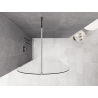 Mexen Kioto-Q Dušo sienelė Walk-in 100 x 200 cm, skaidri 8 mm, chromas - 800-100-101-01-00-Q
