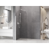 Mexen Kioto-Q Dušo sienelė Walk-in 80 x 200 cm, skaidri 8 mm, balta - 800-080-101-20-00-Q