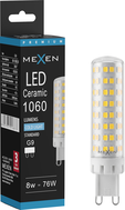 Mexen Aura LED lemputė G9, 8W, Šaltai balta - 6500K, 1060 lm - L121-G9-0865-01