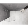 Mexen Kioto-Q dušo siena Walk-in 80 x 200 cm, skaidri 8 mm, ginklų pilka šukuota - 800-080-101-66-00-Q