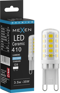 Mexen Aura LED lemputė, reguliuojama G9, 3,5W, Šaltai balta - 6500K, 410 lm - L122-G9-0365-01