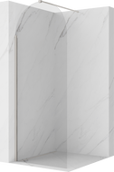 Mexen Kioto-Q Dušo panelis Walk-in 80 x 200 cm, skaidrus 8 mm, šlifuotas nikelis - 800-080-101-97-00-Q