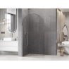 Mexen Kioto-Q Dušas siena Walk-in 120 x 200 cm, permatoma 8 mm, šlifuotas nikelis - 800-120-101-97-00-Q