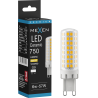Mexen Aura LED lemputė, pritemdoma G9, 6W, šilta - 3000K, 750 lm - L122-G9-0630-01