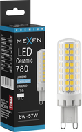 Mexen Aura LED lemputė, reguliuojama G9, 6W, šalta - 6500K, 780 lm - L122-G9-0665-01