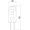 Mexen Oris LED lemputė G4, 1,5W, Neutrali - 4000K, 190 lm - L115-G4-0140-01