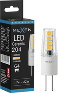 Mexen Oris LED lemputė G4, 1,7W, Šilta - 3000K, 204 lm - L115-G4-0130-02