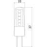 Mexen Oris LED lemputė G4, 1,7W, Neutrali - 4000K, 210 lm - L115-G4-0140-02