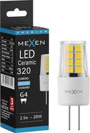 Mexen Oris LED lemputė G4, 2,5W, Šalta - 6500K, 320 lm - L115-G4-0265-01