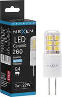 Mexen Oris LED lemputė G4, 2W, Šaltai balta - 6500K, 260 lm - L115-G4-0265-02