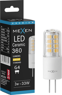 Mexen Oris LED lemputė G4, 3W, Šilta - 3000K, 360 lm - L115-G4-0330-01