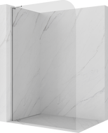 Mexen Kioto-P L Dušo siena Walk-in 100 x 200 cm, skaidri 8 mm, chromuota - 800-100-103-01-00-P
