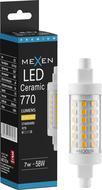 Mexen Vega LED lemputė R7S, 7W, Šilta - 3000K, 770 lm - L125-R7S-0730-01