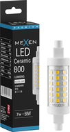 Mexen Vega LED lemputė su reguliuojamu ryškumu R7S, 7W, neutrali - 4000K, 800 lm - L125-R7S-0740-01